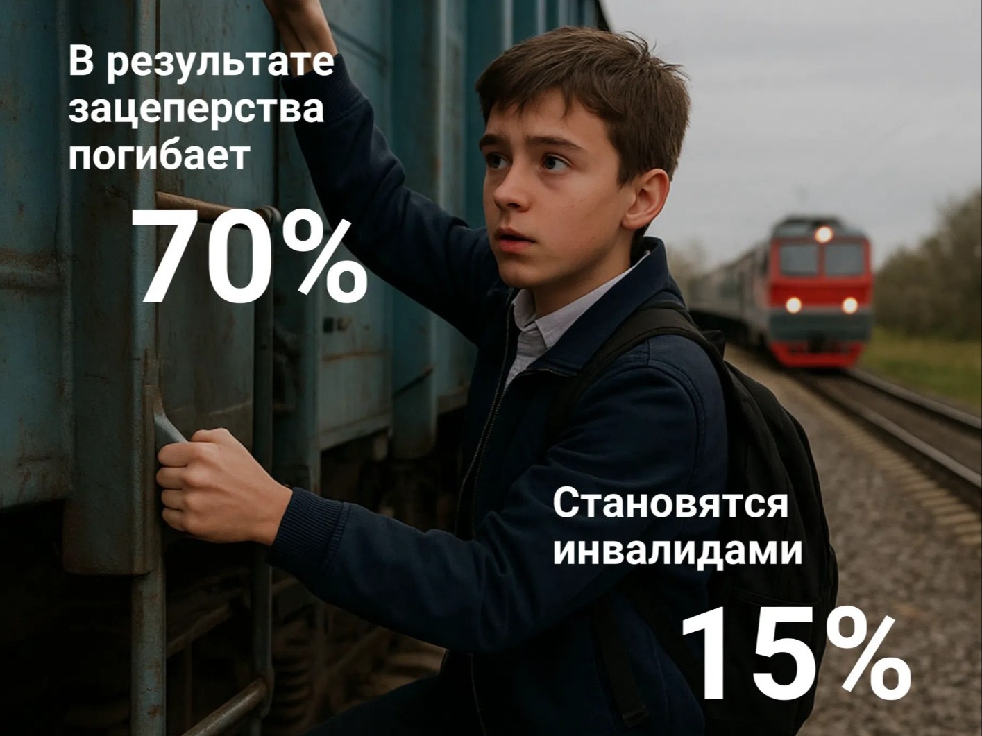 Игры с транспортом — это смертельный риск!.