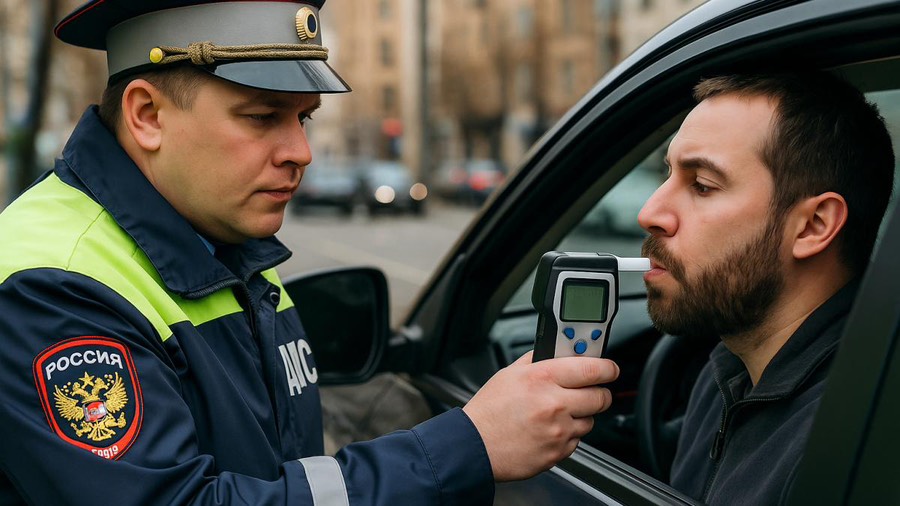 Уважаемые участники дорожного движения! Будьте законопослушны. Исключите факты управления транспортом в состоянии опьянения..
