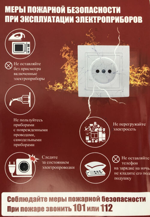 Мeры пожарной безопасности при эксплуатации электрооборудования.